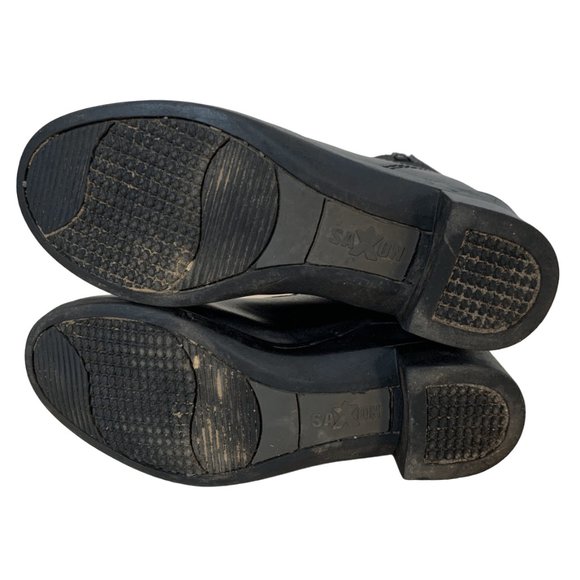 Saxon 'Syntovia' Paddock Boots in Black - 12 - Picture 5 of 6